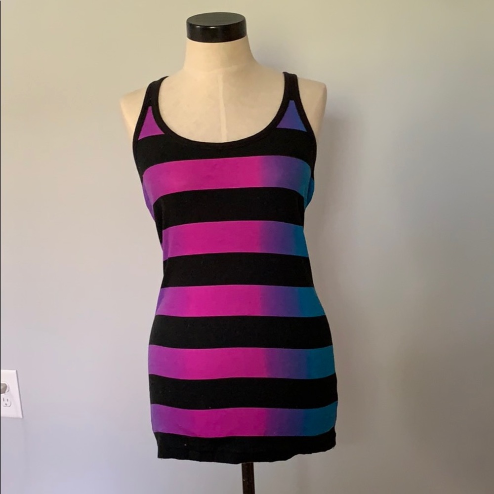 Nollie Striped Ombré Tank Top